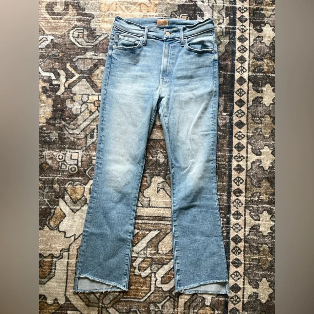 Mother the insider crop step fray limited edition jeans‎